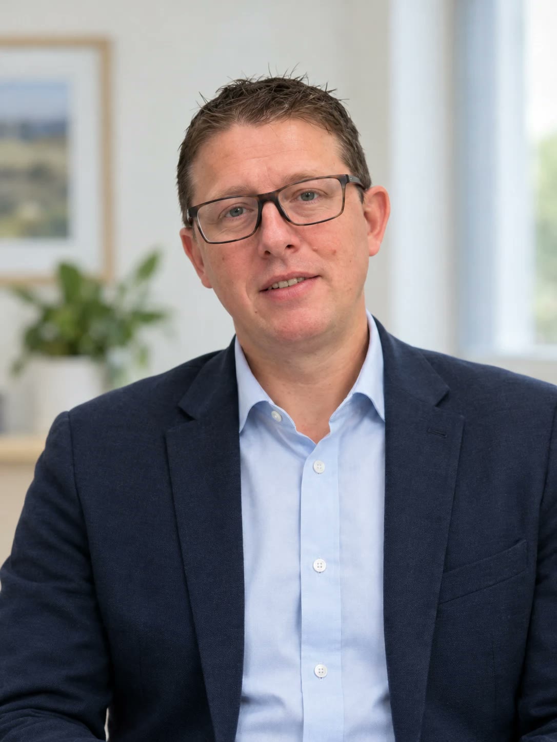 Dr Duncan Motherwell in his consulting room